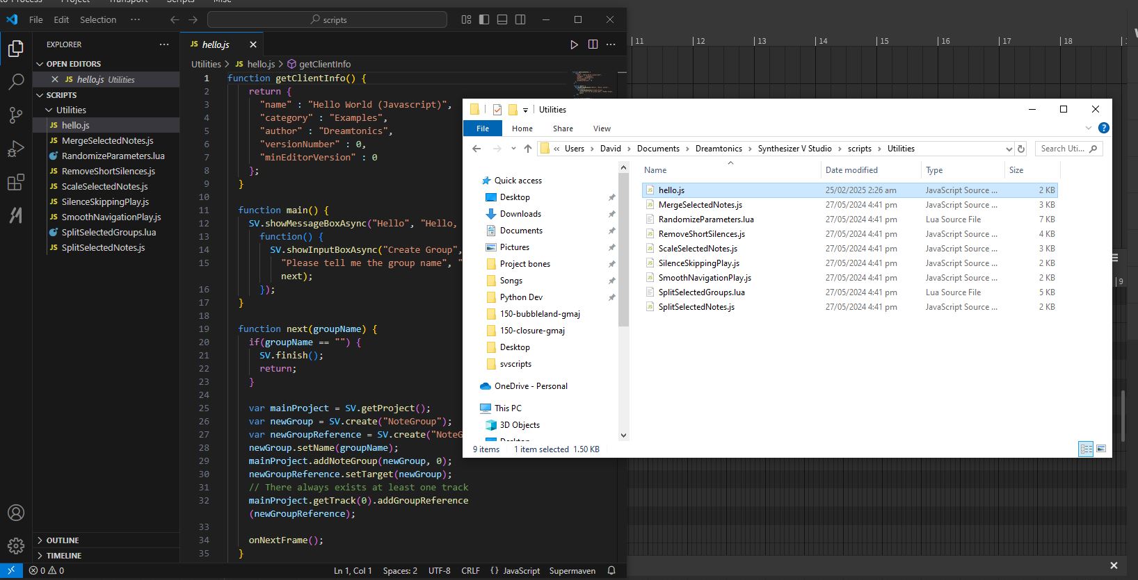 Script directory 1